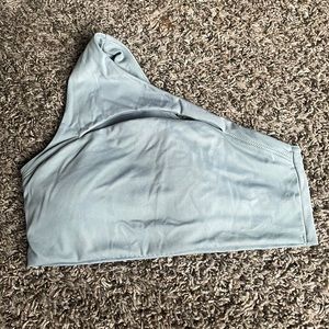 Alphalete asymmetrical bra